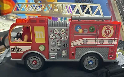 2011 M&Ms Fire Truck Candy Dispenser Lights & Siren Real Action Sounds  • $17.50