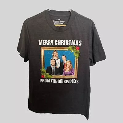 Nation Lampoon's Christmas Vacation T- Shirt Adult Size M Grey Family Photo • $13.50