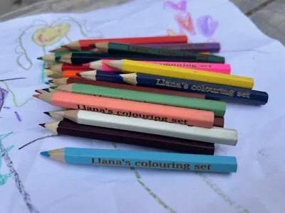 Small Half Size Colouring Pencils Packs Of 12  Can Be Personalised • £4.50