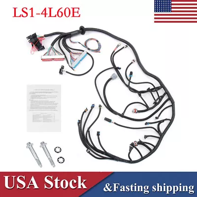 LS1 4L60E Stand Alone Harness For LS SWAP 4.8 5.3 6.0 97-06 Drive By Cable DBC • $119.99