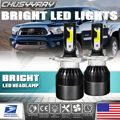 2Pcs H4 9003 LED Headlight Kit Bulbs For Toyota Tacoma Corolla Camry 4Runner • $20.99