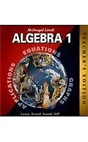 MCDOUGAL LITTELL ALGEBRA 1 TEACHER'S EDITION By Ron Larson & Laurie Boswell VG+ • $64.49