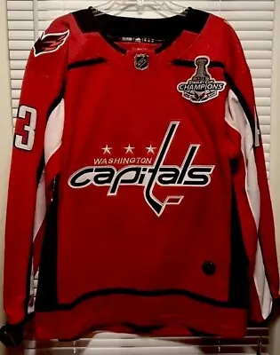 Tom Wilson Washington Capitals Authentic Stanley Cup Jersey Size 50 NHL New • $199.99