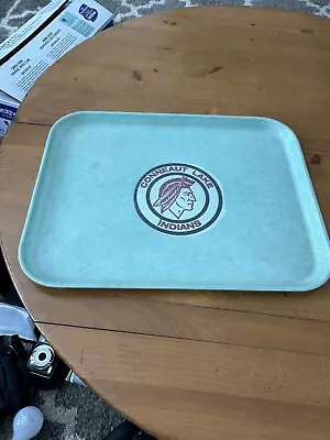 Vintage Fiberglass Conneaut Lake Indians (Pennsylvania) Cafeteria Tray-18x14”! • $10