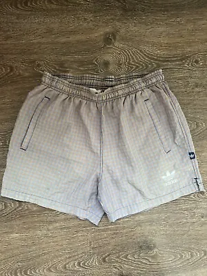 ADIDAS VINTAGE MENS 90’s NYLON SHORTS Sz. M • $45.84