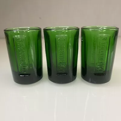 3 X Jägermeister Green Glass 25ml Shot Glasses Jager Vintage Classic Bar Pub • £9.99