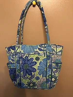 Vera Bradley Doodle Daisy Tote Or Shoulder Handbag Retired • $13.90