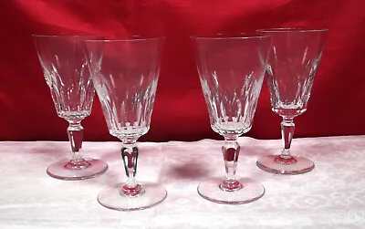 Lot Of 4 Glasses Water 163 MM Crystal Carved Of Baccarat - Service Carcassonne • £137.28