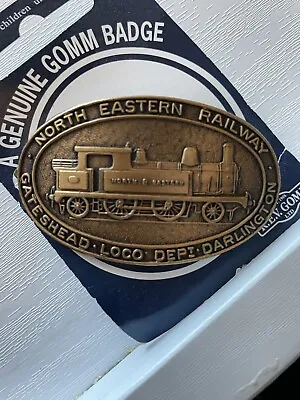 North Eastern Railway Reproduction REV Gomm Cap Badge • £5