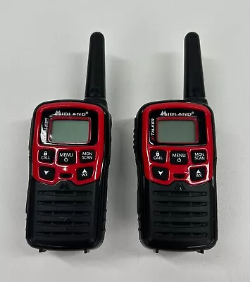 Midland X Talker T31A Walkie Talkies Red/Black Two-Way Radios • $25.99