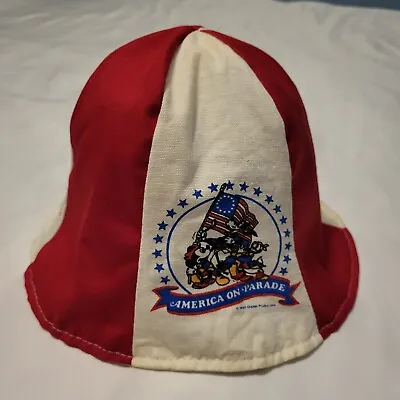 Vintage Walt Disney World 70's Mickey Mouse Goofy Donald Duck Bucket Hat Youth • $9