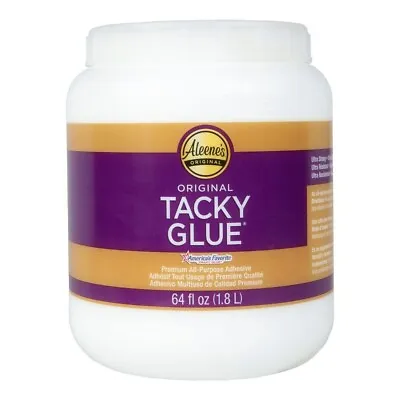 NEW Aleene's Original Tacky Glue  Jar 64 Fl.oz (44512) • £32