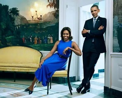 President Barack Obama Michelle Obama 8x10 Glossy Photo Image #4 • $3.99