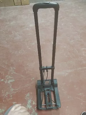 £4 • Buy Heavy Duty Folding Foldable Hand Sack Truck Barrow Cart Wheel Trolley Black 25kg