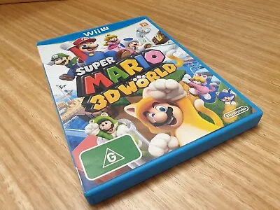 Super Mario 3D World Nintendo Wii U Genuine AUS Complete Free Tracked Postage • $34.95
