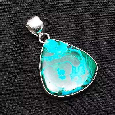 Azurite In Malachite Gemstone Ethnic Handmade Pendant Jewelry 1.92  AP-31666 • $4.49