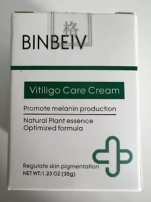 WOW! BINBEIV Vitiligo Care Cream Natural Plant Essence & FAST FREE SHIP Exp 3/26 • $14.98