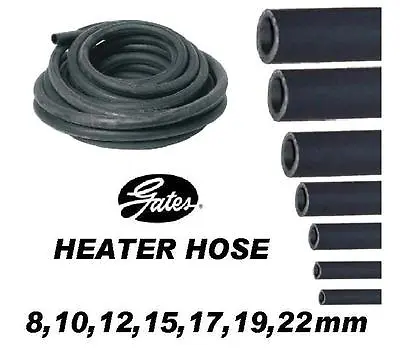 Gates Flexible Heater Hose Car Radiator Coolant Hose  8101215171922mm • £14.32