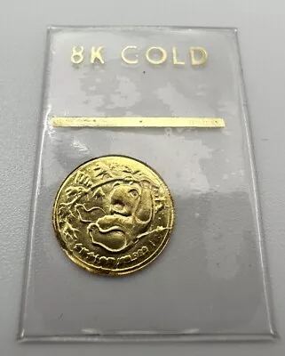 1985 CHINA PANDA | MINI GOLD COIN 8K SEALED VINTAGE  | 0.15g • $32.99