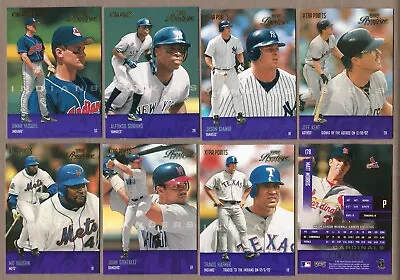 2003 Playoff Prestige XTRA POINTS PURPLE Parallel Single Cards #1-180 #/150 • $2