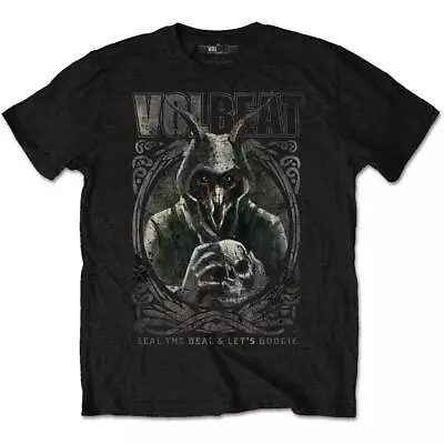 Men's Volbeat Goat With Skull Slim Fit T-shirt Medium Black • $28.04