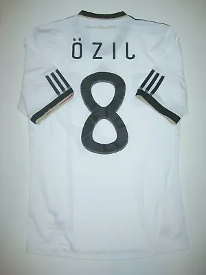 2010-2011 Germany Mesut Ozil Adidas Kit Jersey Home White Shirt Deutschland  • $199.99