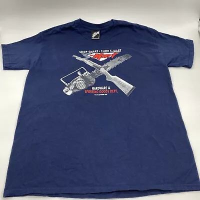 Vintage 1992 S-Mart Hardware & Sporting Goods Mens T Shirt Large Blue • $24