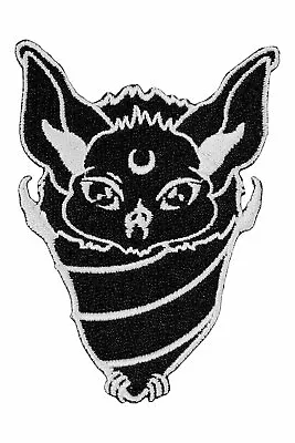 Killstar Midnight Snacker Bat Gothic Punk Iron On Embroidered Patch KSRA002785 • $8.99
