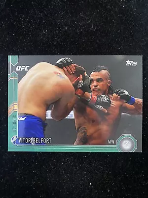 2015 Topps UFC Chronicles Vitor Belfort Green Parallel #ed /288 Card #6 • $3.99