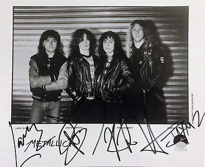 Metallica HOF Rock Band. Autographed Signed 8x10 Photo Reprint • $18.99