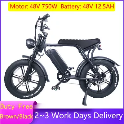 E-Bike 20  Electric Mountain Bike 720WH Full Suspension EBike Shimano 48V 750WW • £669