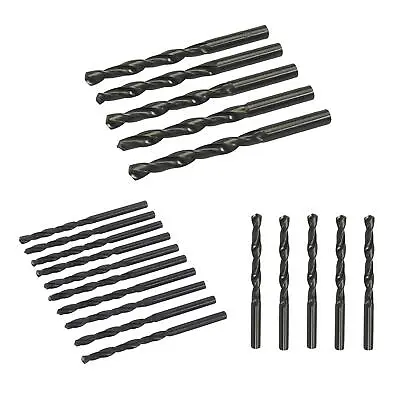 HSS Metric Jobber Drill Bits Box Of 10 OR 5Pcs Metal Steel Wood Plastic 1mm-13mm • £3.69