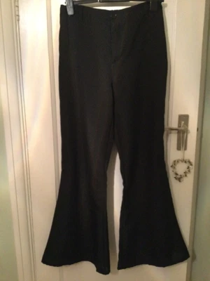 £5.99 • Buy Mens Black Disco Flared Trousers Festival Pride Fancy Dress