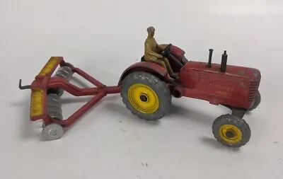 Vintage Dinky #300 Massey Harris Tractor With #324 Hay Rake • $35