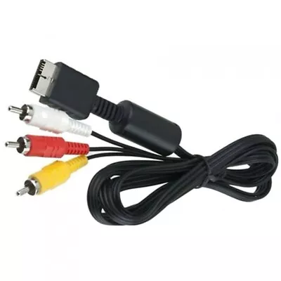 Cable Video For Sony PLAYSTATION 1 2 3 Psx  PS1 PS2 PS3 Av TV Audio Rca • $20.74