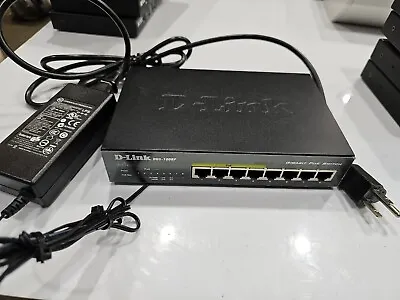 D-Link DGS-1008P 8-Port Gigabit Desktop PoE Switch With Power Cord • $22.49