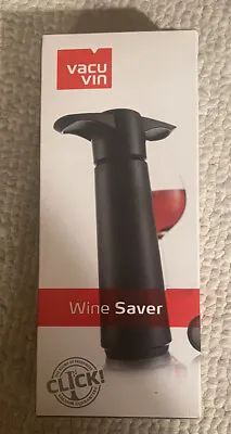$9.99 • Buy Vacu Vin (0981460) Wine Saver Vacuum Pump Set With 2 Stoppers - Black