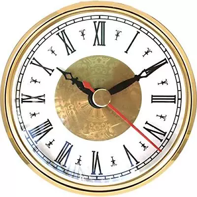 Mini Quartz Clock Insert 3-1/8 Inch (80 Mm) Round Quartz Movement Miniature Cloc • $13.59