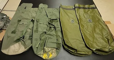 USGI Military Surplus 2 PK Sea Dufflebag And IBLE Main Pack 65L Waterproof Bag • $50