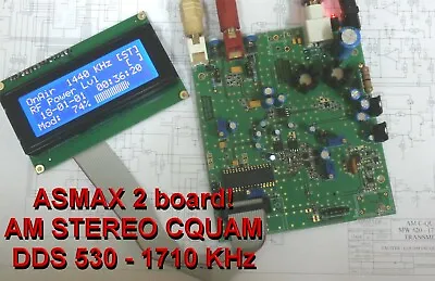 ASMAX-2 C-QUAM AM STEREO Transmitter Board From ASPiSYS. NEW • $305