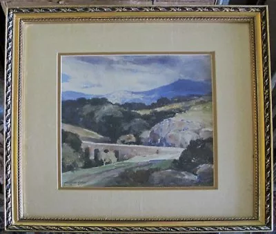 Carl Oscar Borg (1879 - 1947) Original Water Color Painting • $1299