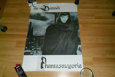 The Damned Phantasmagoria Original 1985 Record Promo Poster Punk Sex Pistols • £44.99