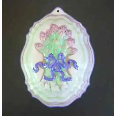 LE CORDON BLEU Franklin Mint Jello Mold LAVENDER ASPARAGUS WALL HANGING Ceramic • $38