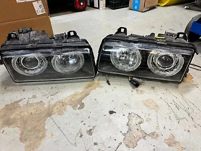 DEPO UHP P36 Projector Glass Angel Halo Headlight For 92-99 BMW E36 3 Series  • $260