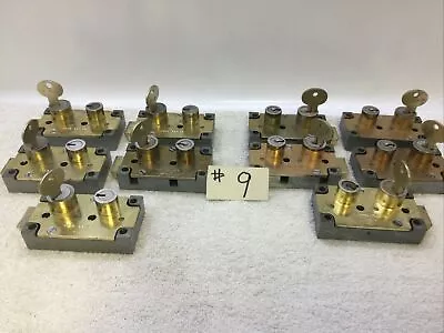 Lot Of (10) Sargent & Greenleaf 4442 RH And LH Safe Deposit Locks S&G NO KEYS • $100