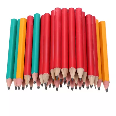  108 Pcs Wood Fat- Pencils For Kids Bulk Colored Short Shorts • £11.79