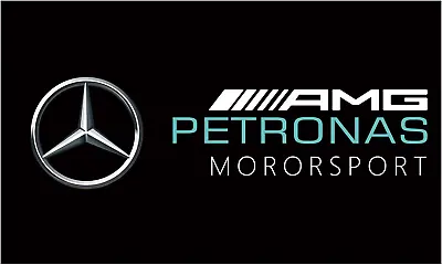 Mercedes Banner Benz Petronas Motosport Flag Banner Man Cave 3X5Ft Racing Flag • $23.81