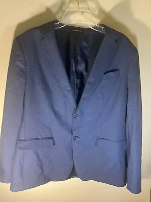 Banana Republic Slim Fit Mens Two Button Blazer Blue Sport Coat Jacket Size 46R • $35.99