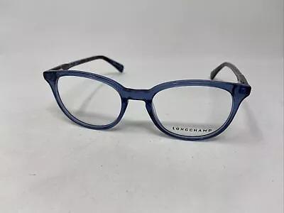 Longchamp Lo2608 424 51/19/140 Blue Translucent Marble Flex Hinge 0608 • $70