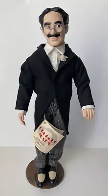 Effanbee's Legend Series Groucho Marx 17  Vinyl Doll And Display Stand No Cigar • $8